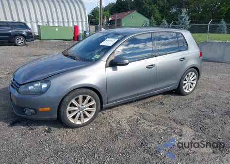 2012 Volkswagen Golf Tdi 4-Door из США, поврежденный, VIN WVWDM7AJ6CW322634